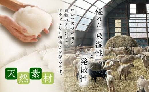 布団 掛け布団 ふとん 羊 羊毛 寝具 シングル 手作り 足寄町 北海道