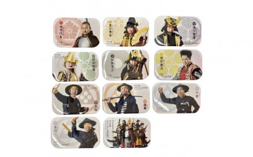 名古屋おもてなし武将隊 缶マグネットセット 2221262 - 愛知県名古屋市
