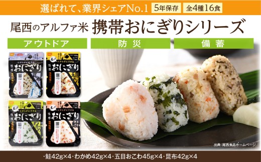 04902)尾西のごはん【和風】アルファ米12個【アウトドア・防災