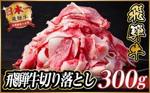 飛騨牛　切り落とし　約300g＜冷蔵便＞A4～A5等級 黒毛和牛 小分け【1531495】 1422184 - 岐阜県羽島市