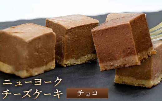 ニューヨーク チーズケーキ チョコ 16個入り (1箱)《30日以内に出荷予定(土日祝除く)》和歌山県 紀の川市 サクセム株式会社 チーズ ケーキ クリームチーズ キューブ
