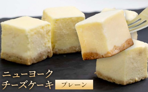 ニューヨーク チーズケーキ プレーン 16個入り (1箱)《30日以内に出荷予定(土日祝除く)》和歌山県 紀の川市 サクセム株式会社 チーズ ケーキ クリームチーズ キューブ