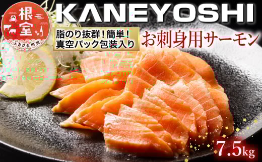 E-09001 お刺身トラウトサーモン15~30本(計7.5kg) 1100082 - 北海道根室市