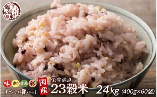 栄養満点23穀米 24kg(400g×60袋)