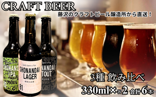 ビール クラフトビール 飲み比べ 3種 ラガー スタウト IPA 330ml×各2本 合計6本 beer 麦酒 びーる 地ビール 酒 craft beer クラフト ご当地 家飲み 直送 おすすめ 人気 お取り寄せ 贈り物 贈答 冷蔵 湘南台 Aprotodo’S株式会社 RRAAP BREWERY 神奈川 湘南 藤沢 2230952 - 神奈川県藤沢市