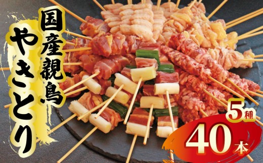 焼鳥 焼き鳥 40本 親鳥 鶏肉 とり チキン もも とりもも 親もも ねぎま 親ネギ ぼんじり 皮 鶏皮 親皮 はつもと 鳥肉 とりにく 肉 もも肉 鶏もも肉 国産やきとり おつまみ おかず 惣菜 酒の肴 ビール ハイボール チューハイ ワイン ウイスキー 焼酎 日本酒 酒 アルコール ローストチキン BBQ 焼き肉 アウトドア 香川県 丸亀市