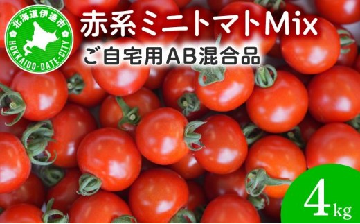 赤系ミニトマトMix（たっぷり４kg） 2218263 - 北海道伊達市
