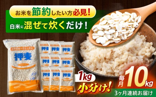 麦 押麦 はだか麦 麦味噌 麦ごはん 雑穀 雑穀米 食物繊維 10キロ 長崎県産 米 こめ コメ ※