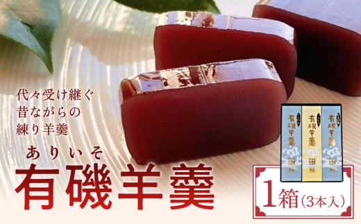 [井上菓子舗] 有磯羊羹(ありいそようかん)3本入