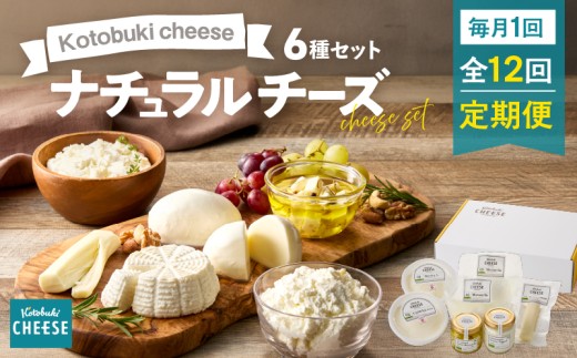 【全12回定期便】kotobuki cheeseナチュラルチーズセット　KN087-T02 2240313 - 鹿児島県鹿屋市