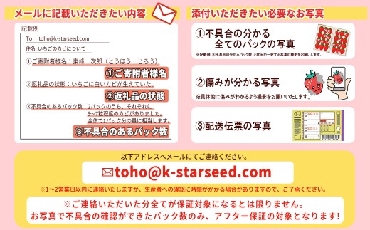 福岡県東峰村のふるさと納税 2VB6 【福岡県産あまおう】訳あり  グランデ　約270ｇ前後×6Ｐ