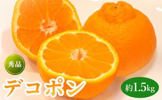 先行予約 デコポン 約1.5kg  果物 フルーツ デコポン 不知火 みかん 蜜柑 柑橘 デザート スイーツ ケーキ ジュース ゼリー アイス シャーベット ジェラート ギフト 家庭用 旬の果物 旬 お取り寄せ グルメ 人気 おすすめ 香川県 丸亀市
