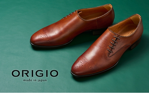 ORIGIO オリジオ 牛革ビジネスシューズ 紳士靴 ORG102（ブラウン）【ファッション・靴・シューズ・革製品・革靴】26.5cm [№5990-5888]0644