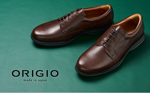 ORIGIO オリジオ 牛革ビジネスシューズ 紳士靴 ORG1001（ダークブラウン）27.0cm【ファッション・靴・シューズ・革製品・革靴】 [№5990-5827]0632