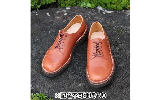 KOTOKA婦人靴 一枚革ダービー　KTO2000Ｌ　キャメル 22.5cm [№5990-8607]0430