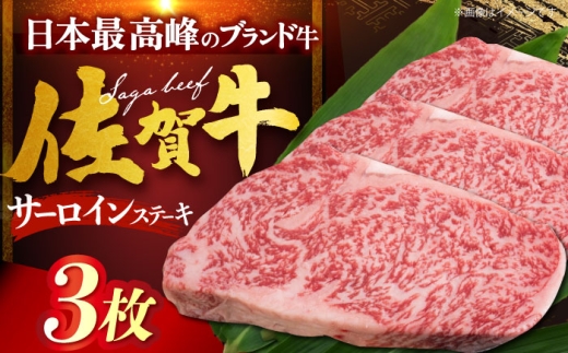 佐賀牛サーロインステーキ 計600g(200g×3枚) 