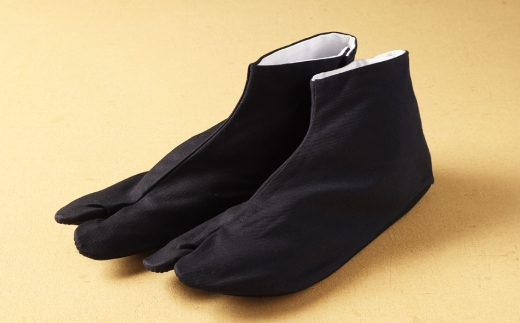 雲才足袋四枚馳黒底【21.5cm】