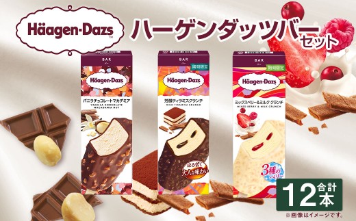 ハーゲンダッツバー 12本セット 【えひめの町(超)推し!(松前町)】(715-1)