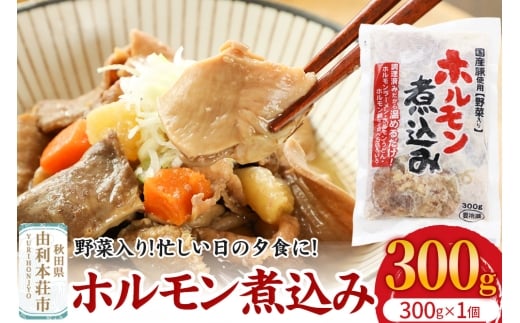 ホルモン煮込み（野菜入り）1個入（300g） 2234651 - 秋田県由利本荘市