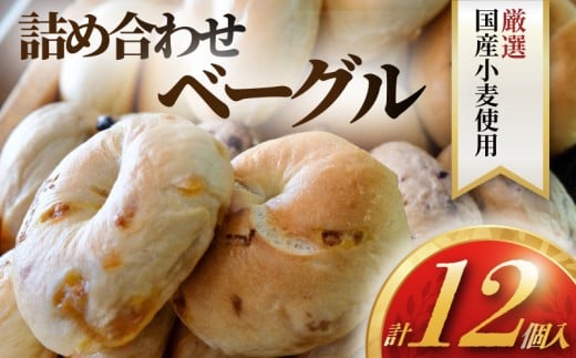 べーぐる 詰め合わせ 12個 セット 国産 小麦 国産 厳選 小麦 ベーグル パン ぱん be-guru pann pan プレーン ブルーベリー チョコ イチジク くるみ 地元 野菜 朝食 個包装 楽しみ 冷凍 プレゼント ギフト 手土産 喜ぶ muginami BAKERY ムギナミベーカリー 神奈川 湘南 藤沢