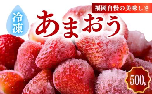 冷凍あまおう小分けパック500g（250ｇ×2個）いちご あまおう 福岡県産苺 いちご あまおう イチゴ 苺 あまおう 苺 数量限定 苺 いちご あまおう 福岡県産 苺 いちご あまおう 2235356 - 福岡県川崎町