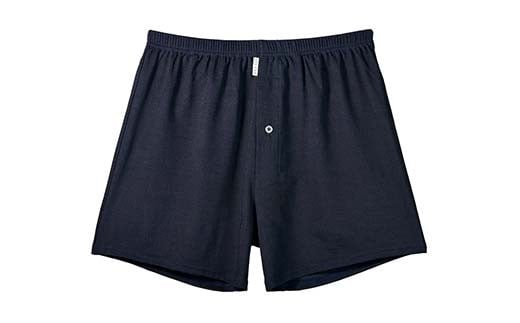 メンズ下着 シルクトランクス (Lネイビー4枚) ZIVANE F7Z-1569