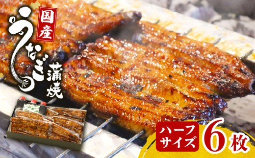 鰻蒲焼 ハーフサイズ6枚 秘伝のタレ 手焼き 真空パックうなぎ百選店 こだわりの 富士山湧水 ウナギ 土用丑の日 三島 うなぎ 晩ごはん 家族 惣菜 2240384 - 静岡県三島市