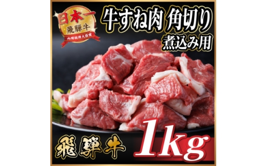 レビューキャンペーン実施中!飛騨牛 厳選牛すね肉 角切り 1kg(500g×2) A4～A5 訳あり【1649910】 2209505 - 岐阜県羽島市