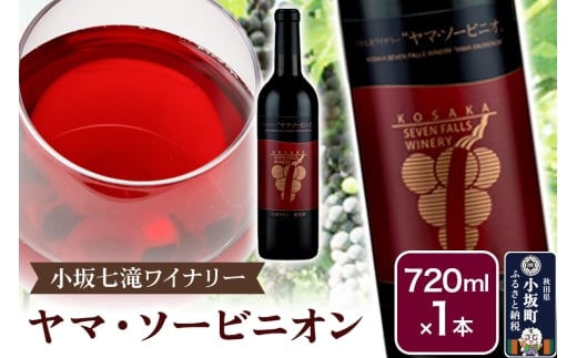 小坂七滝ワイナリー ヤマ・ソービニオン 720ml×1本