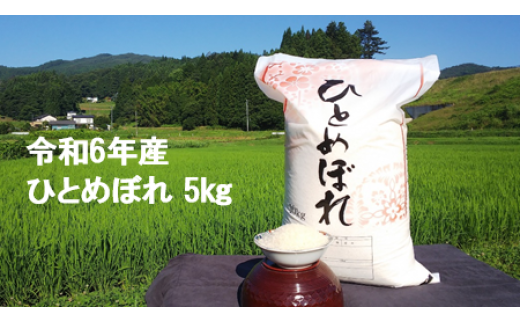 令和6年産 大自然で育てた ひとめぼれ 5kg 米 白米 精米 ご飯 ごはん コメ こめ 岩手県 一関市