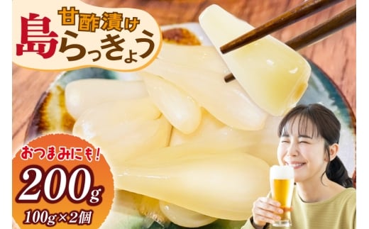 【期間限定発送】 島らっきょう 沖縄 甘酢漬け 100g 2個 セット [NOGU's  沖縄県 伊江村 ie47bde420011] らっきょう おつまみ 伊江島 2242575 - 沖縄県伊江村