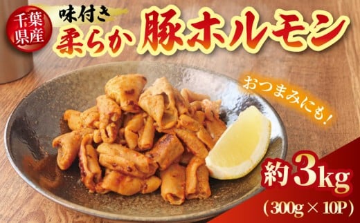 豚 ホルモン 国産豚 柔らか 豚ホルモン 味付き タレ 選べる 容量 約3kg 【最短7営業日以内発送】 千葉県産 豚肉 もつ 肉 niku 希少 冷凍 小分け 便利 簡単調理 カット 時短 炒め物 おかず 食卓 おつまみ お酒 新鮮 真空パック 送料無料 千葉県 旭市 産地直送 旭食肉協同組合 ask025 2258523 - 千葉県旭市