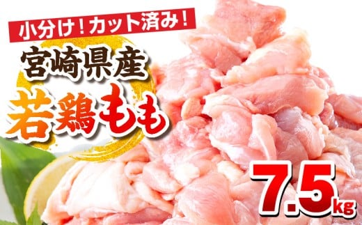 【12月発送予定】宮崎県産若鶏 もも肉 7.5kg(250g×30パック)_M146-008_03_dec 2260711 - 宮崎県宮崎市