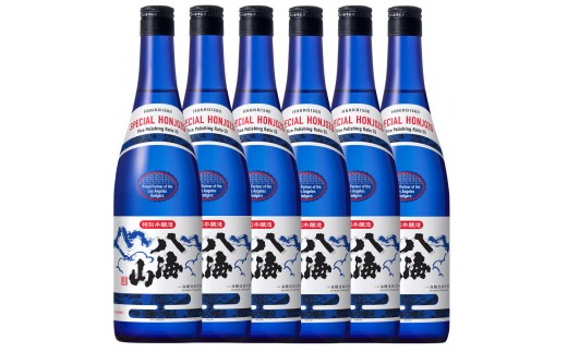 ドジャース公式日本酒 特別本醸造 八海山 ブルーボトル 720ml×6本