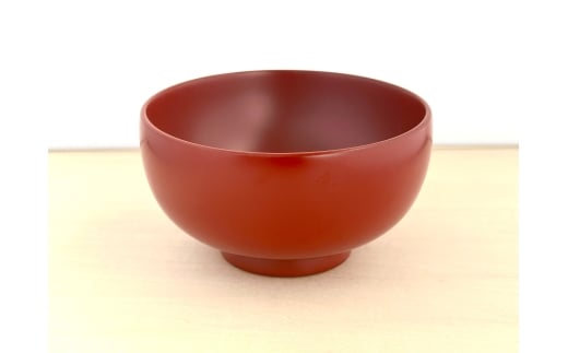川連漆器 銀朱 4.4寸椀【(株)佐藤商事】[B7-5501]