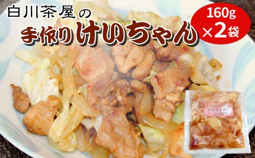 けいちゃん 2袋 手作り 郷土料理 鶏肉 もも肉 むね肉 ひね肉 親鶏 親鳥 味付け肉 味付き ごはんのおとも タレ おかず 簡単おかず お試し アウトドア BBQ バーベキュー 野菜炒め 味噌 醤油 にんにく 生姜 豆板醤 冷凍 小分け 岐阜県 東白川村