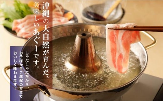 沖縄県南城市のふるさと納税 ★【ふるさと納税】沖縄あぐー豚 しゃぶしゃぶ食べ比べまんぷくセット（2.8kg）●
