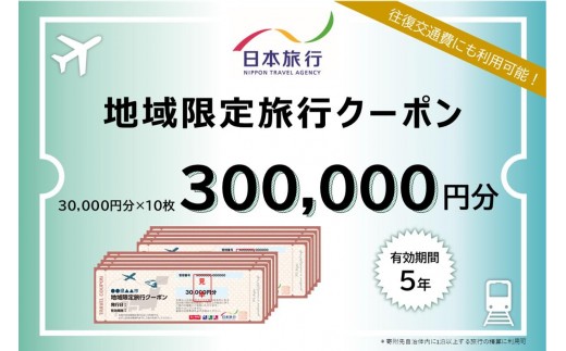 沖縄県南城市　日本旅行　地域限定旅行クーポン300,000円分