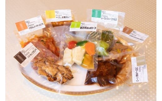 LE PAYSAN 精進フレンチコース レトルト　７品（各2人前） 546857 - 香川県善通寺市