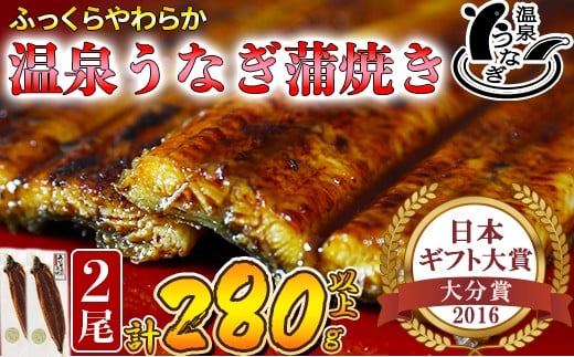 【配送日指定可能】温泉うなぎ蒲焼 2尾(140gサイズ) 国産うなぎ 人気 チョイス限定 国産 蒲焼 蒲焼き かば焼き 鰻屋 個包装 冷凍 真空 ギフト 敬老の日 <104-007_5>