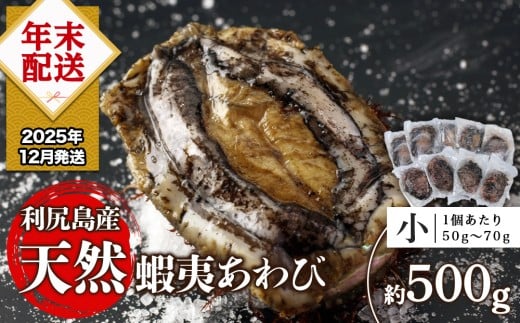 【2025年12月発送】利尻島産 天然蝦夷あわび 500g<小>(50g~70gサイズ)<利尻漁業協同組合> 2242568 - 北海道利尻富士町