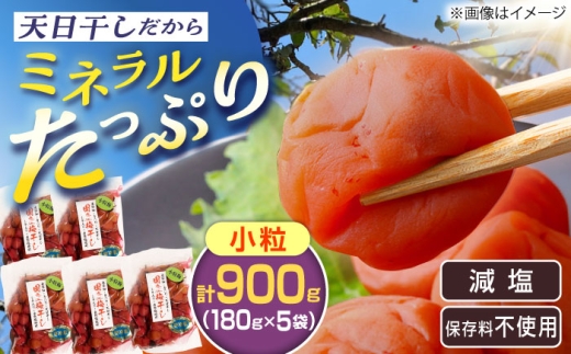 国産小粒梅干し 計900g（180g×5P）