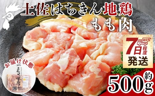 土佐はちきん地鶏 もも肉 500g - トリ肉 精肉 鶏肉 肉 もも モモ 国産 小分け カット 便利 からあげ 料理 お弁当 つまみ おかず チキン あぐりーど 高知県 香南市 冷凍 ﾓﾓﾆｸ もも肉 ad-0002 2245262 - 高知県香南市