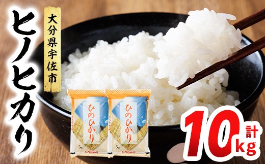  ＜先行予約受付中！2025年12月中旬より順次発送予定＞ヒノヒカリ 白米 (計10kg) お米 ごはん ご飯 ひのひかり 数量限定 【117800200】【ジョイライス大分】