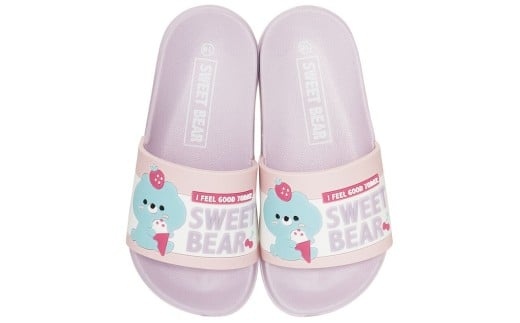 キッズ シャワー サンダル[サイズ選択可]18.0cm・19.0cm・20.0cm 子供 こども かわいい 夏 海 ビーチ スケーター skater Sweet Bear クマ くま 女の子 女子[プール 海水浴 子ども キャラクター] 奈良県 奈良市 なら