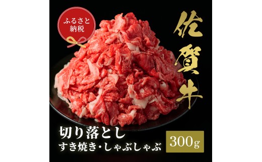 【和牛セレブ】佐賀牛　切り落とし　300g　198-J1405 2197832 - 佐賀県伊万里市
