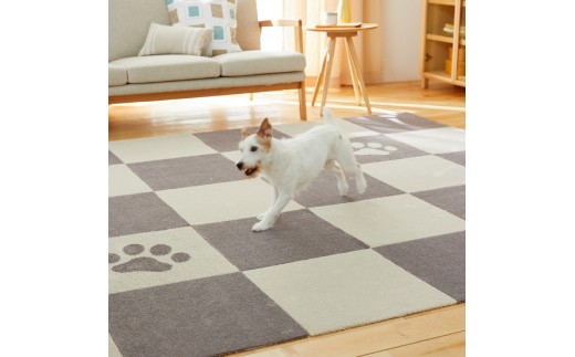 [選べるカラー] 洗えるジョイントペットマット 45×45cm 6枚組 ピタペトモ 犬・猫用