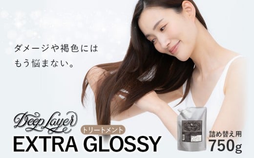 トリートメント ディープレイヤー EXTRA GROSSY 750g 詰め替え用 《30日以内に出荷予定(土日祝除く)》茨城県 結城市 化粧品 ヘアケア トリートメント ケア用品 ヘア 美容【配送不可地域あり】