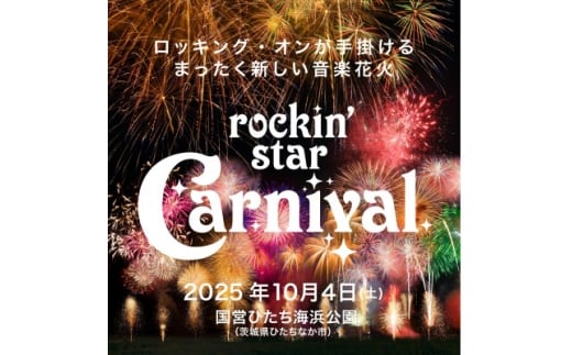rockin'star Carnival 入場券(大人・1名様)【1647846】