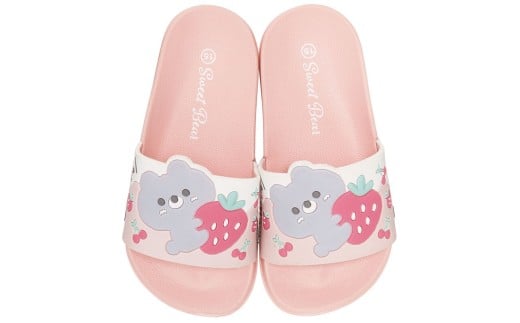 キッズ シャワー サンダル[サイズ選択可] 子供 こども かわいい 夏 海 ビーチ スケーター skater Sweet Bear クマ くま 女の子 女子[プール 海水浴 子ども キャラクター] 奈良県 奈良市 なら